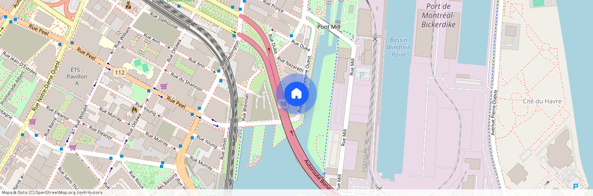 995 Rue de la Commune O., app. 2105, Montréal (Ville-Marie), H3C4H5