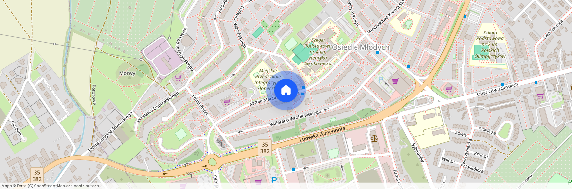 ul. Karola Marcinkowskiego, Świdnica, świdnicki, dolnośląskie
