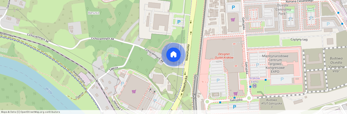 ul. Nowohucka, Łęg, Czyżyny, Kraków, małopolskie