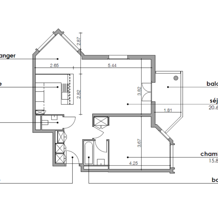 Appartement de 3 pièces au 2ème étage - Photo 2