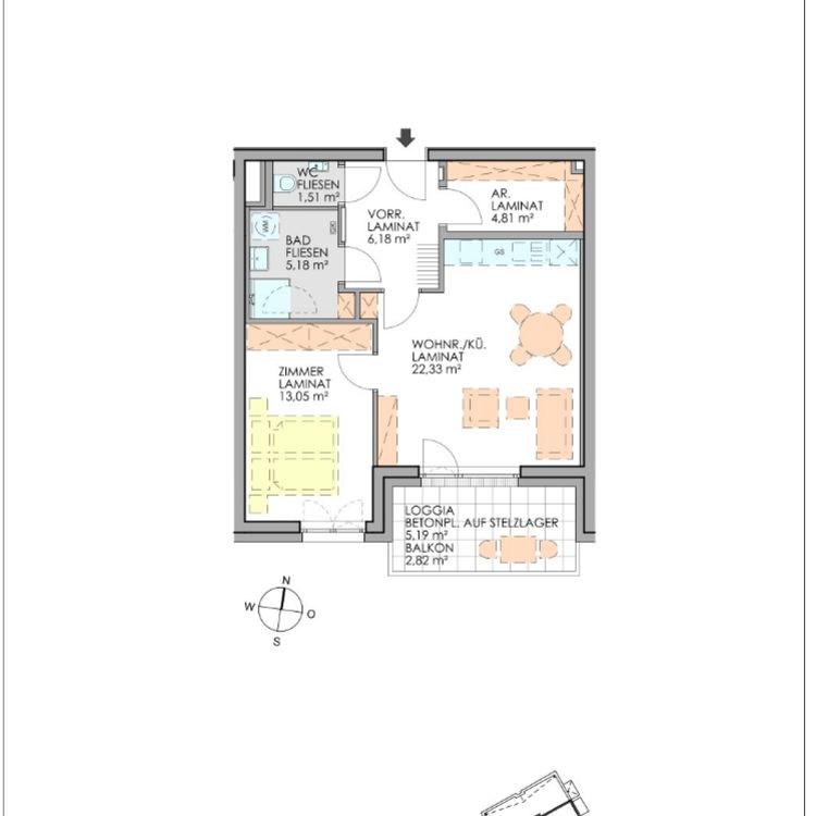 2-Zimmerwohnung in sonniger Südlage - Top 27 - Foto 2