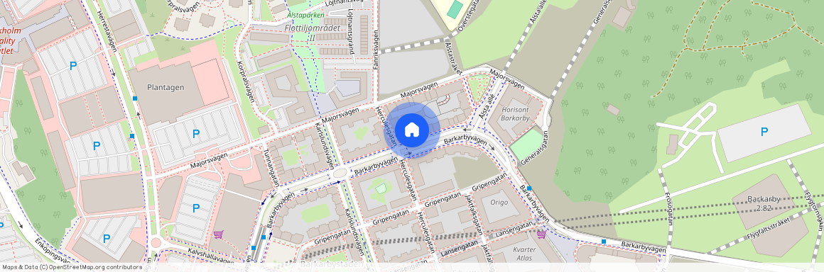 Barkarbyvägen 77B, Barkarbystaden