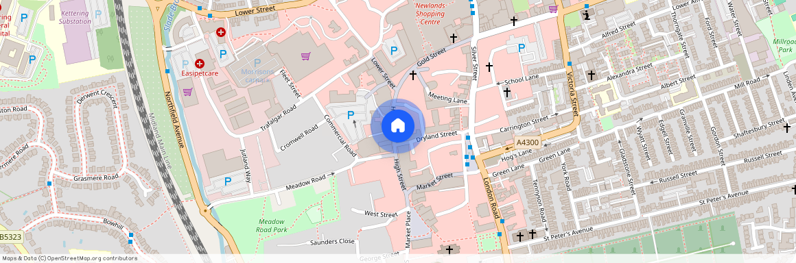 Flat 6, 3 Huxloe Place, Kettering, Northamptonshire, NN16