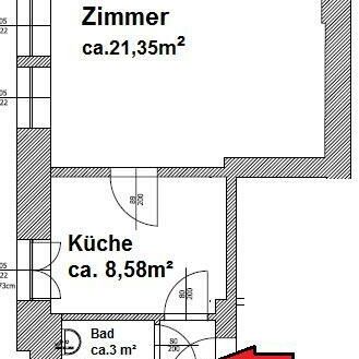 Sonnige, gepflegte Garconniere - Nähe FH, 3. OG ohne Lift - ab sofort - Photo 1