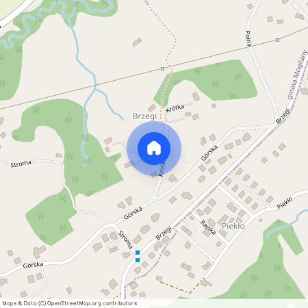 ul. Krótka, Lusina, Mogilany, krakowski, małopolskie