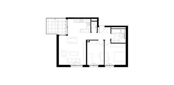 3.5 Zimmer, 76 m², 2. Stock - Foto 2