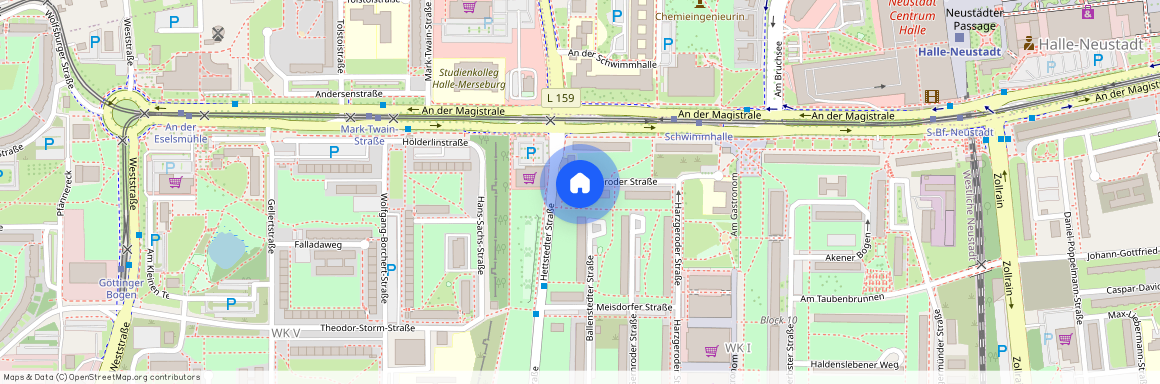 Harzgeroder Straße 4 ·, 06124, Halle (Saale), 3. Etage ·, Westliche Neustadt