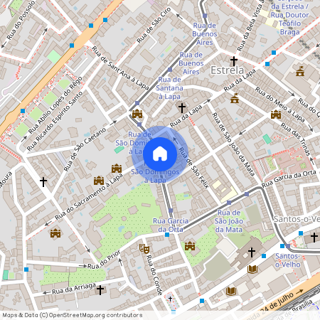 Rua de São Domingos à Lapa, 68 CV ESQ, Estrela, Lisboa