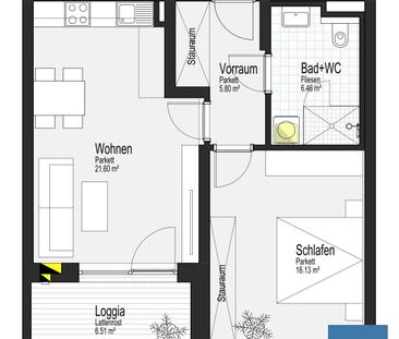 NEUBAU Erstbezug Mietkauf - 2-Zimmer mit Carport, Top 11 im 1. OG - Photo 6
