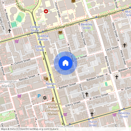 61 Cecil Street Unit# Lower, Toronto