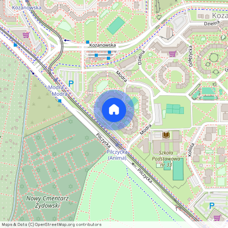 ul. Pilczycka, Kozanów, Fabryczna, Wrocław, dolnośląskie