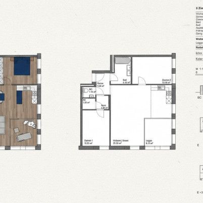 Lichtdurchflutete 3-Zimmerwohnung mit Loggia in Feldkirch zu vermieten! - Foto 1