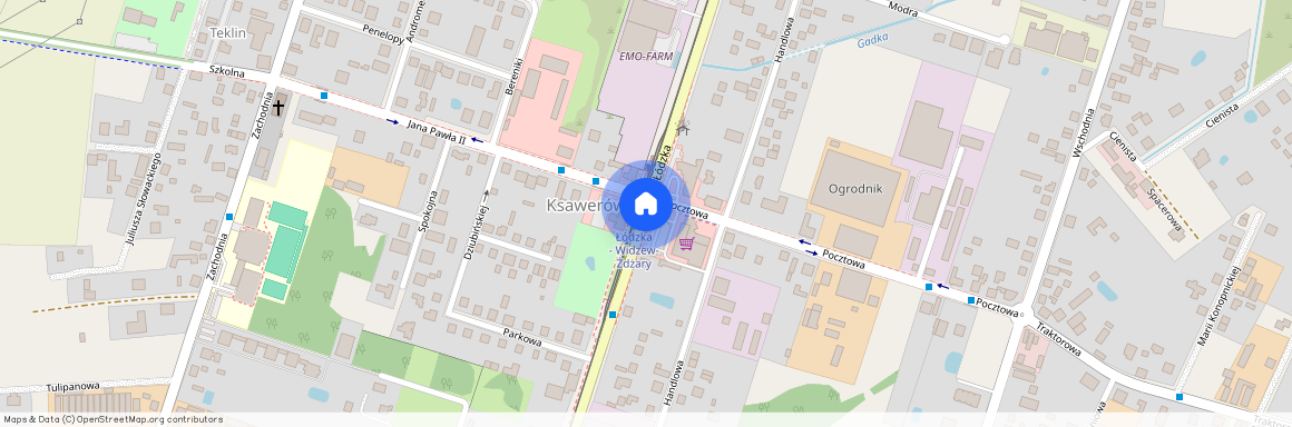 Ksawerów, Ksawerów, pabianicki, łódzkie