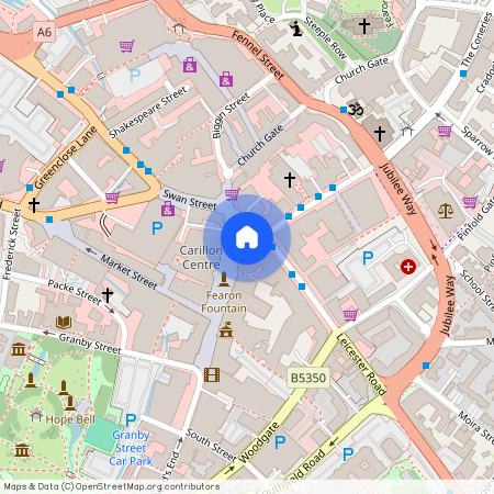 Market Place, Town Centre, Loughborough LE11