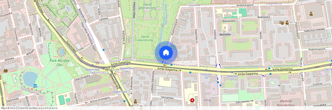 ul. Podchorążych, Sielce, Mokotów, Warszawa, mazowieckie