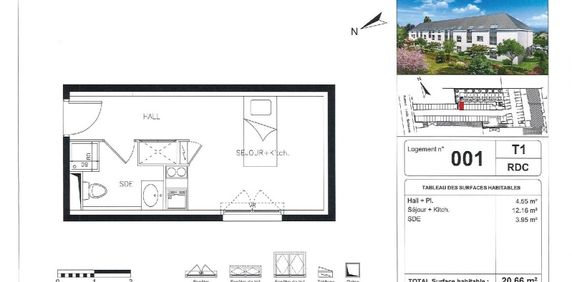 Location Appartement 1 pièce 20m² PAU 64000 - Photo 2