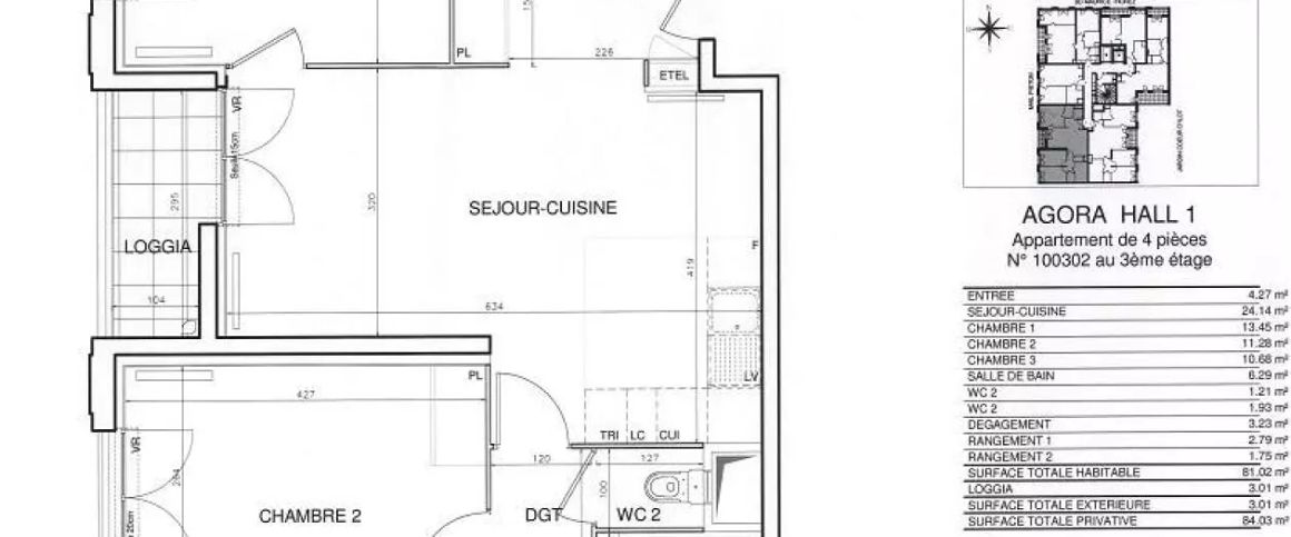 location Appartement T4 DE 80.9m² À BOBIGNY - Photo 1