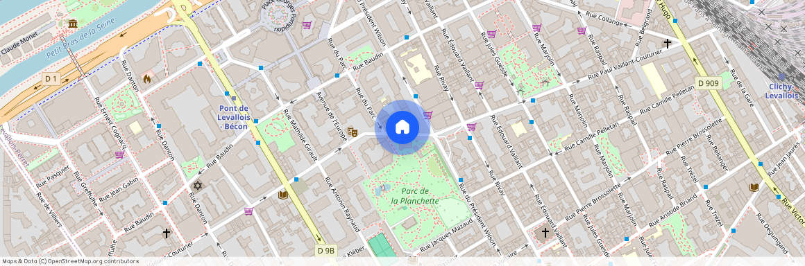 Rue Paul Vaillant Couturier, Francja, Levallois-Perret