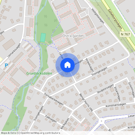 Lertäktsvägen, Falkenberg