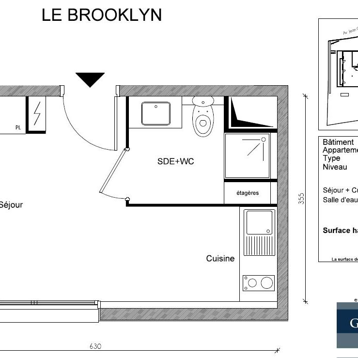 Appartement 1 pièce - Photo 2