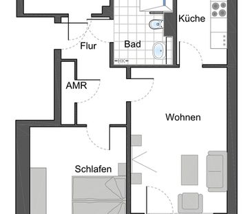 Erstbezug: Seniorenwohnung mit WBS - Foto 1