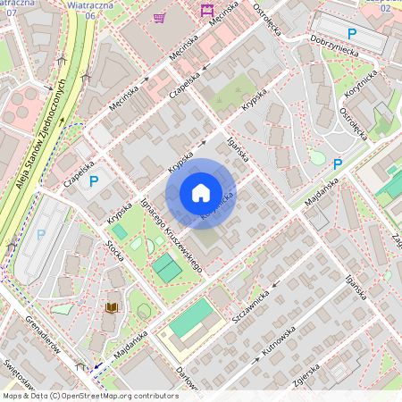 ul. Korytnicka, Grochów, Praga-Południe, Warszawa, mazowieckie