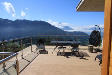 Magnifique 5.5 pièces de standing, en attique et en duplex avec grande terrasse à 360° et vue spectaculaire. - Photo 5