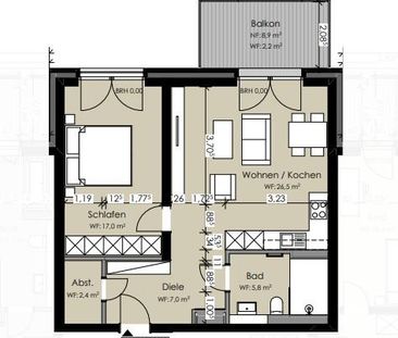 Wohnung in Herne-Süd mit Balkon - WBS erforderlich! - Photo 1