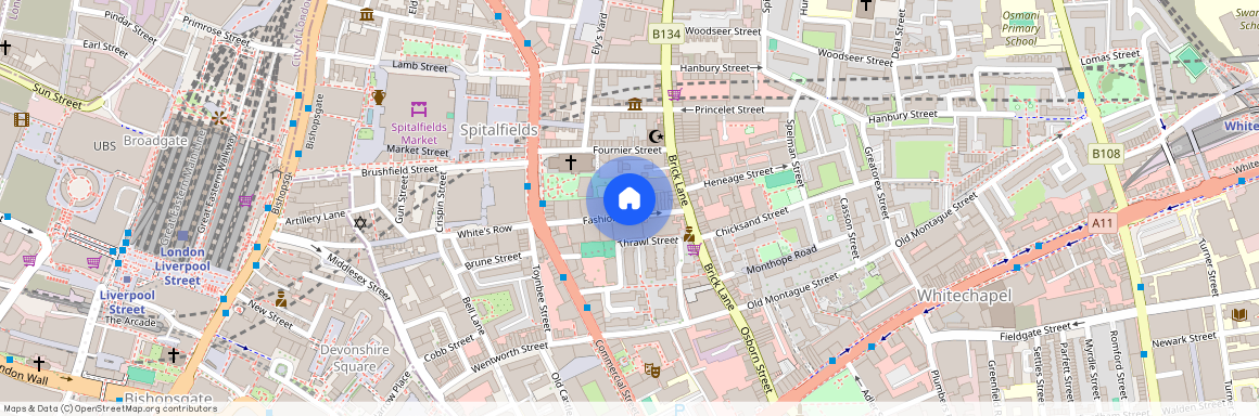 Fashion Street, Spitalfields, London. E1