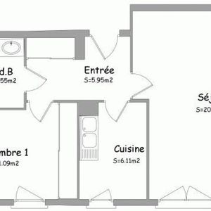 Location Appartement 2 Pièces 48 m² - Photo 2