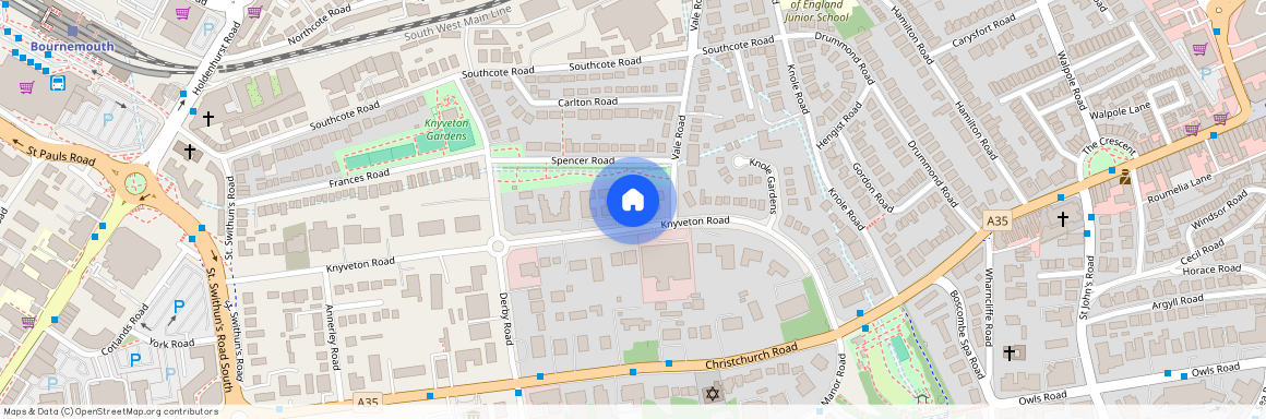 Knyveton Hall, Knyveton Road, Bournemouth