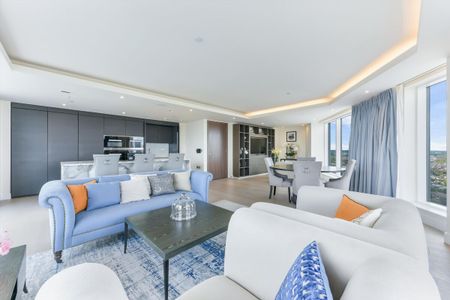 A spectacular three bedroom apartment available to let in The Tower, Chelsea Creek, Fulham SW6. - Photo 4