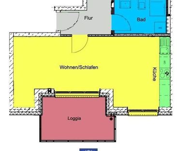 Wohntraum mit Flair! Loggia, exklusives Bad und hochwertige EBK! - Foto 6