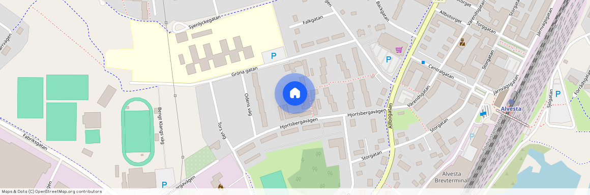 Alvesta Centrum, Kronoberg, Hjortsbergavägen 10 A