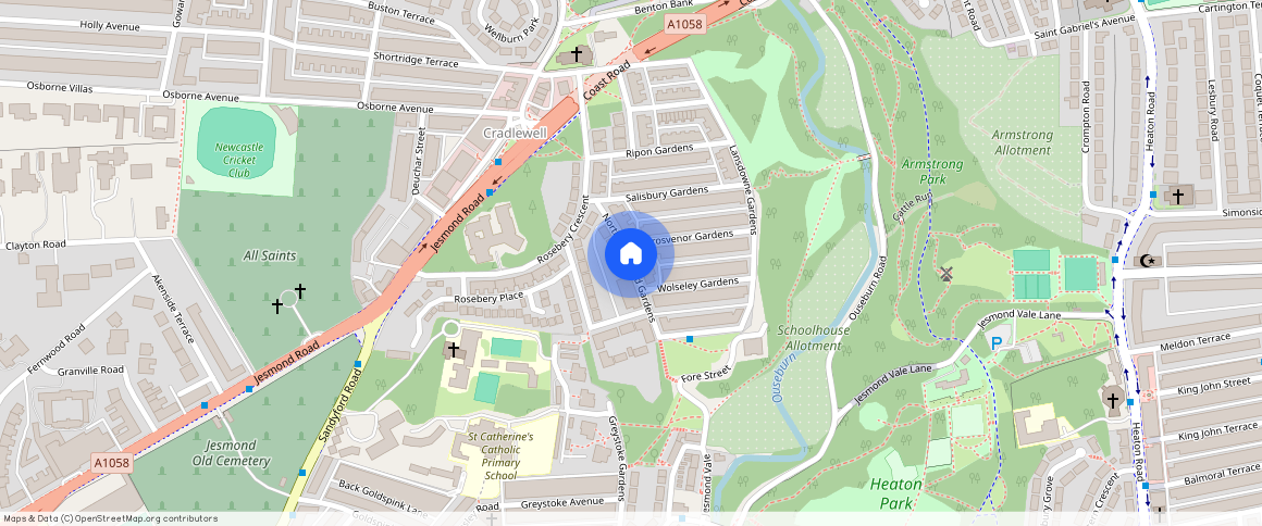 Northumberland Gardens, Jesmond, Newcastle Upon Tyne, NE2