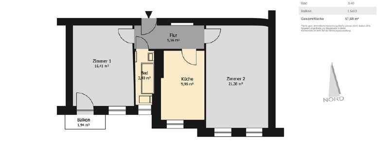 Super Schnitt in Karlshorst! WGs sind Willkommen! - Photo 1