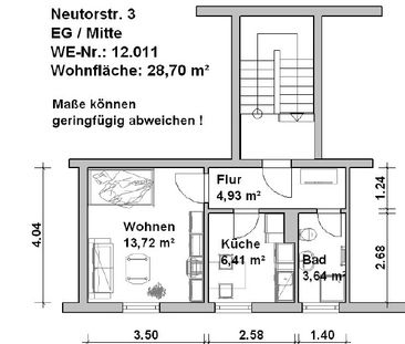 1-Zimmer-Wohnung in zentraler Lage - Foto 6