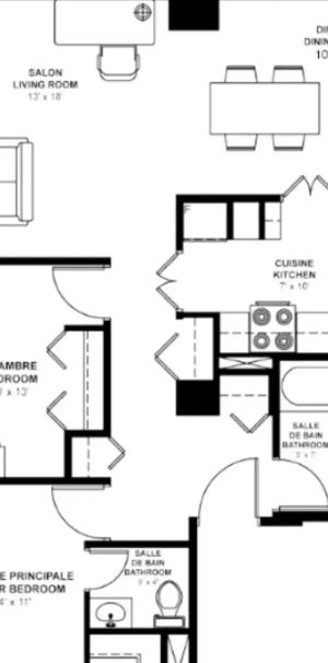 Rockhill Apartments — 5 1/2 (3 Bedroom) - Photo 1