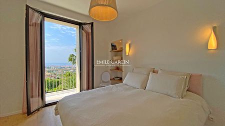 A louer, Cannes, maison contemporaine, vue mer imprenable - Photo 2