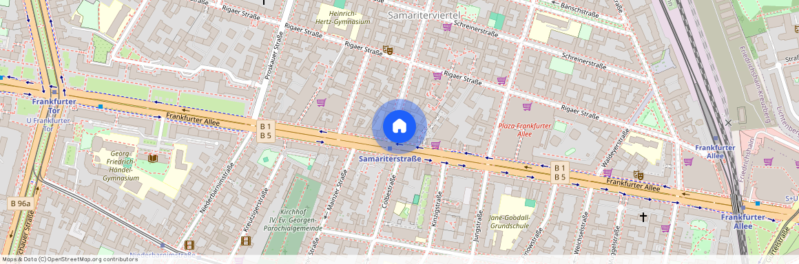 Samariterstraße 1, 10247 Friedrichshain-Kreuzberg - Friedrichshain