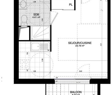 Location Appartement 1 pièce 28m² CHATENAY MALABRY 92290 - Photo 5