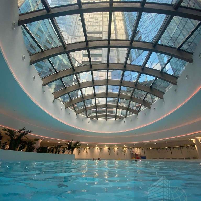 Kawalerka w Hanza Tower, balkon, basen - Photo 1