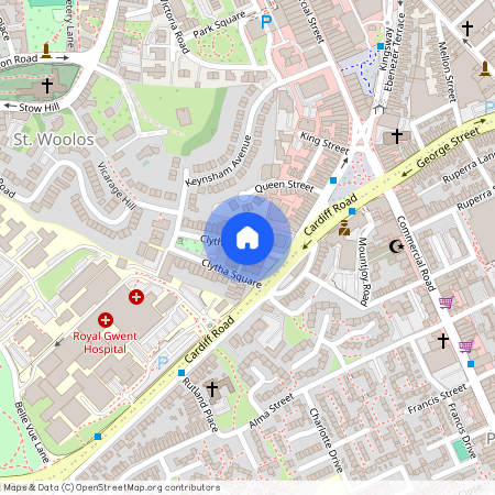 Clytha Square, Newport, Gwent