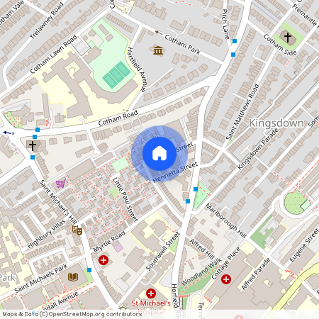 Portland Street, Kingsdown, Bristol, BS2