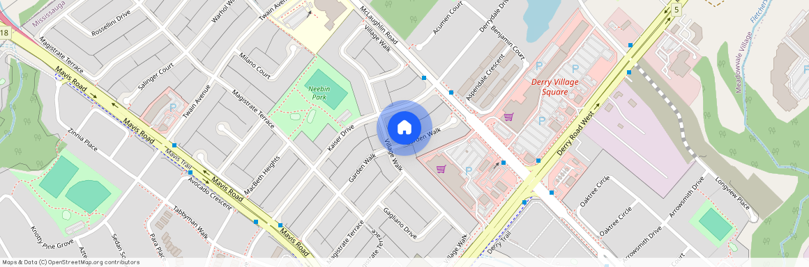 581 Garden Walk #Upper, Mississauga, Meadowvale Village