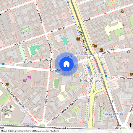 ul. Koszykowa, Śródmieście Południowe, Śródmieście, Warszawa, mazowieckie