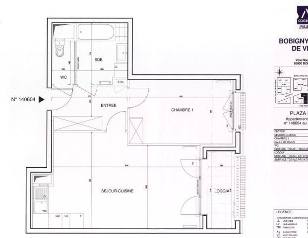 location Appartement T2 DE 53.8m² À BOBIGNY - Photo 1
