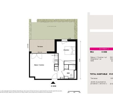 Location Appartement 2 pièces 41m² EAUNES 31600 - Photo 2