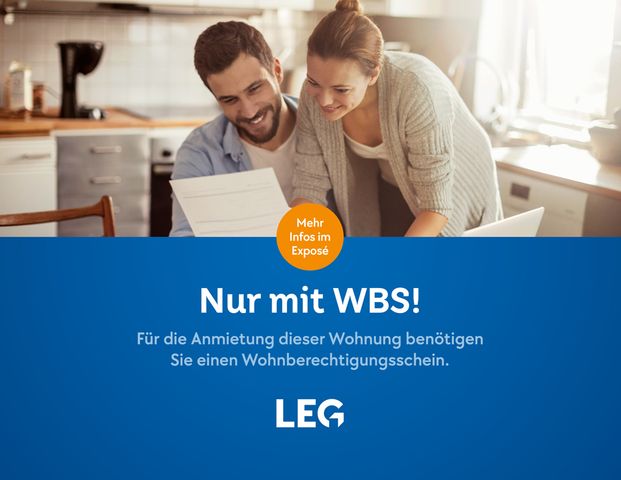 Demnächst frei! 2-Zimmer-Wohnung in Kamen Methler mit Balkon und Bad mit Fenster - WBS erforderlich - Foto 1