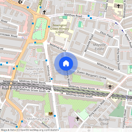 Wolsey Road, Newington Green, Islington, London, N1